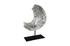Cast Eroded Wood Circle on Stand, Silver Leaf, Assorted by Phillips Collection