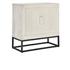 Flint Mango Wood 2Dr Cabinet Coastal White by Classic Home