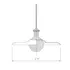 Shade 2-Light Wall Lamp with LED Bulbs with White Wall Hanger by UMAGE