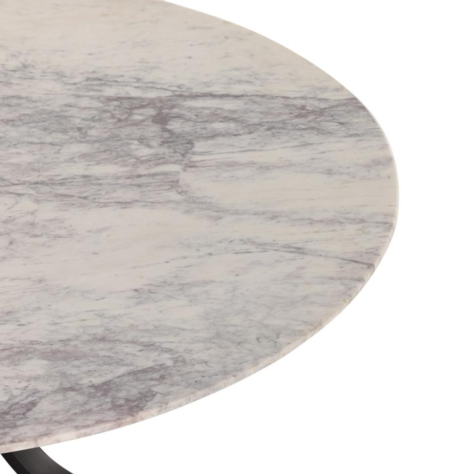 Gage Coffee Table In Polished White Marble by FOUR HANDS