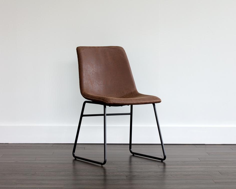 Cal Dining Chair - Antique Brown by Sunpan
