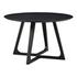 GODENZA DINING TABLE ROUND BLACK ASH by Moes Home