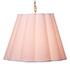 Scalloped 1-Light Pendant, Boucle Linen by Jamie Young