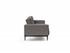 DUBLEXO SLEEPER SOFA W/ARMS in MIXED DANCE GREY FABRIC WITH Dark Wood LEGS 521 by INNOVATION USA