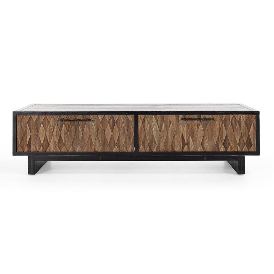 Anton 2Dwr Coffee Table Dark by Classic Home