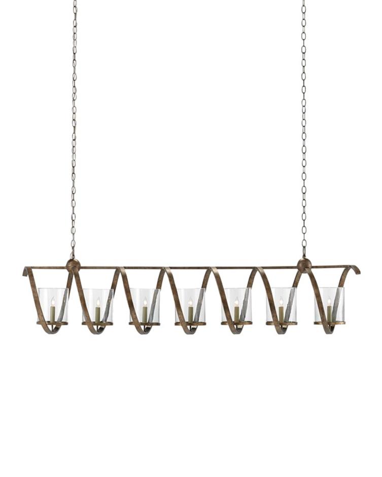 Maximus Grande Chandelier In Pyrite Bronze by Currey & Company
