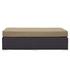 Minerva Outdoor Patio Fabric Rectangle Ottoman In Espresso Mocha by Modway Furniture