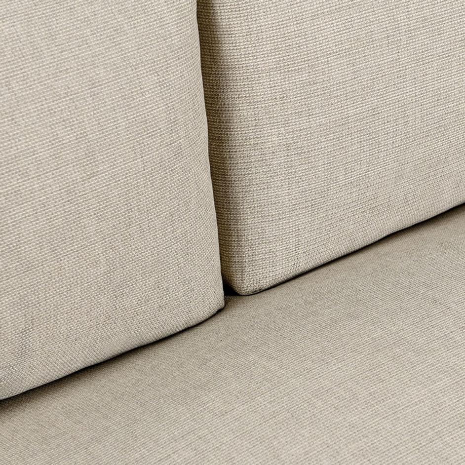 Livia Teak Outdoor Sofa Taupe by Classic Home