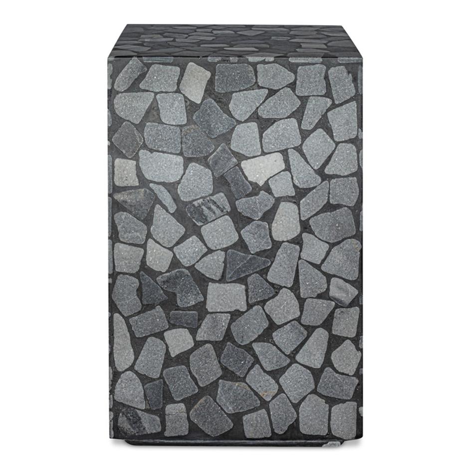 Kiri Outdoor Side Table Black by Moes Home