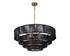 LUMINA CHANDELIER - BLACK JUTE by Sunpan
