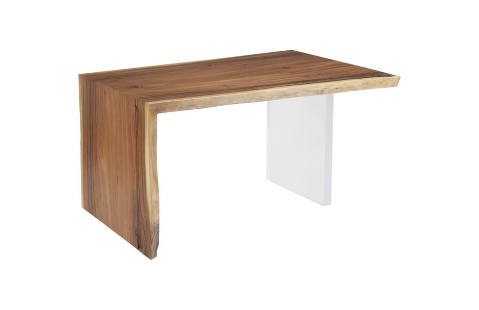 Austin Desk with Acrylic Leg by PHILLIPS COLLECTION