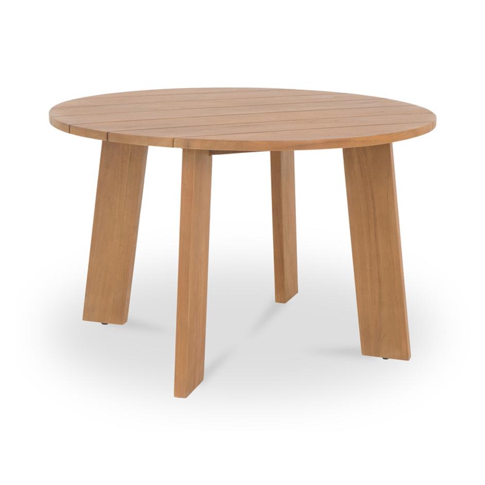 Delta Round Outdoor Dining Table Natural by Moes Home
