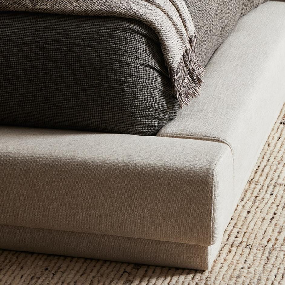 Martina Bed in Queen Size with Bergamo Parchment Finish by FOUR HANDS