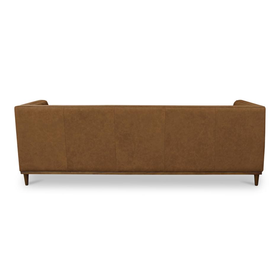 Fielder Sofa Tan Leather by Moes Home