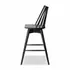 Lewis Swivel Bar Stool in Black Oak by FOUR HANDS