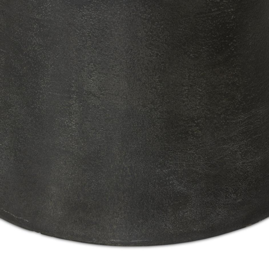 Balboa Outdoor End Table - Veined White Marble by Four Hands