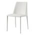 NORA DINING CHAIR WHITE VEGAN LEATHER-M2 by Moes Home