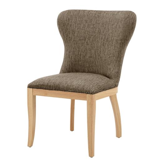 Dorsey Fabric Dining Side Chair, Pasadena Taupe by New Pacific Direct