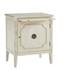 Linen & Beaded Front End Table by Furniture Classics