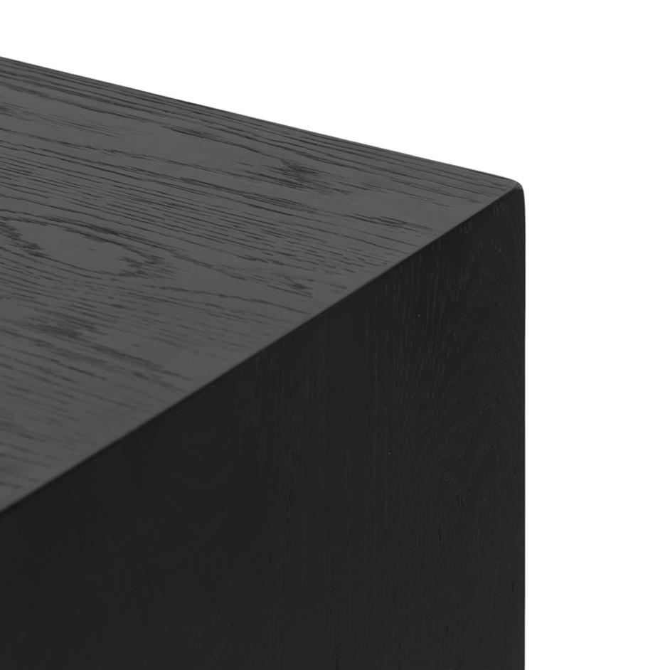 Millie Small Cabinet In Drifted Matte Black by FOUR HANDS