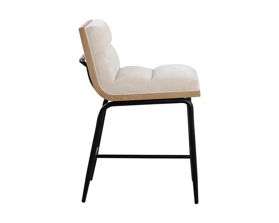 ABILENE COUNTER STOOL - POLO CLUB MUSLIN by Sunpan