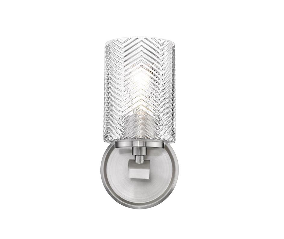 Dover Street 1 Light Wall Sconce in Brushed Nickel Finish by Z-Lite