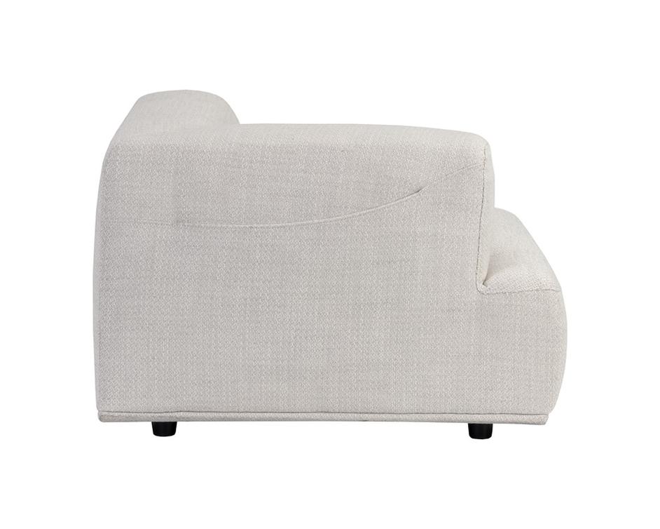 Darren Modular - Left Armchair - Moto Stucco by Sunpan