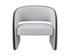 ROSALIA LOUNGE CHAIR - MINA LIGHT GREY / MEG ASH by Sunpan
