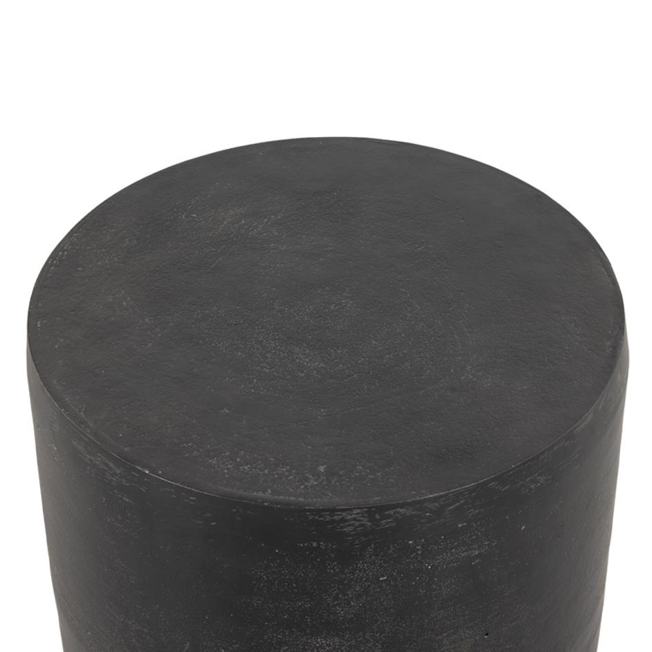 Basil Outdoor Drink Table In Aged Grey by FOUR HANDS