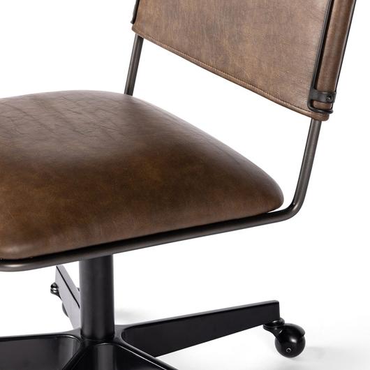 Wharton Desk Chair - Distressed Brown by Four Hands