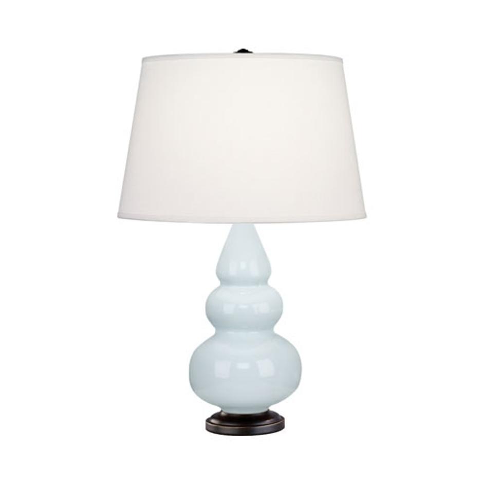 Baby Blue Small Triple Gourd Accent Lamp by Robert Abbey