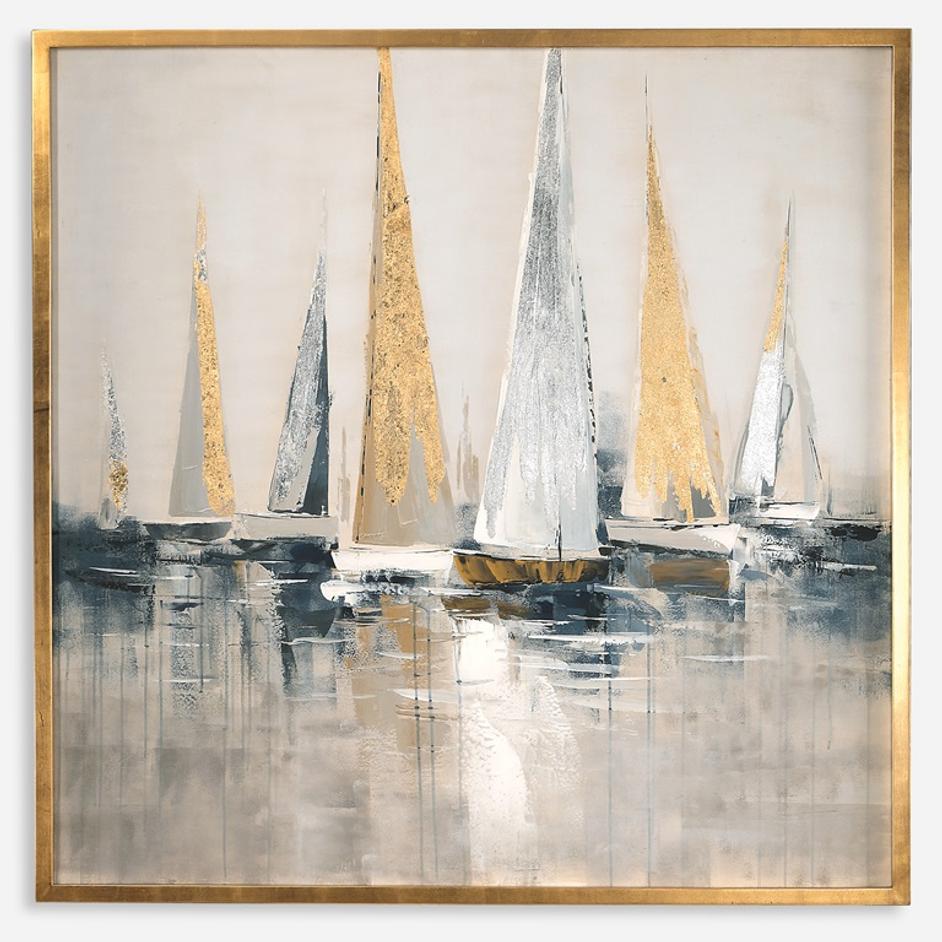 Regatta Hand Painted Canvas by Uttermost
