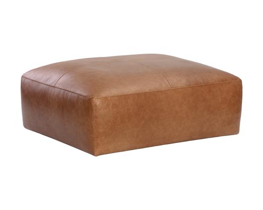 Watson Modular - Ottoman - Marseille Camel Leather by Sunpan