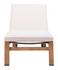 Cozumel Lounge Chair Beige & Natural by Zuo Modern