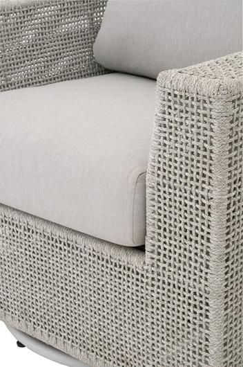 Tropez Outdoor Swivel Rocker Sofa Chair by Essentials For Living