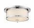 Savannah 2 Light Flush Mount in Chrome Finish by Z-Lite