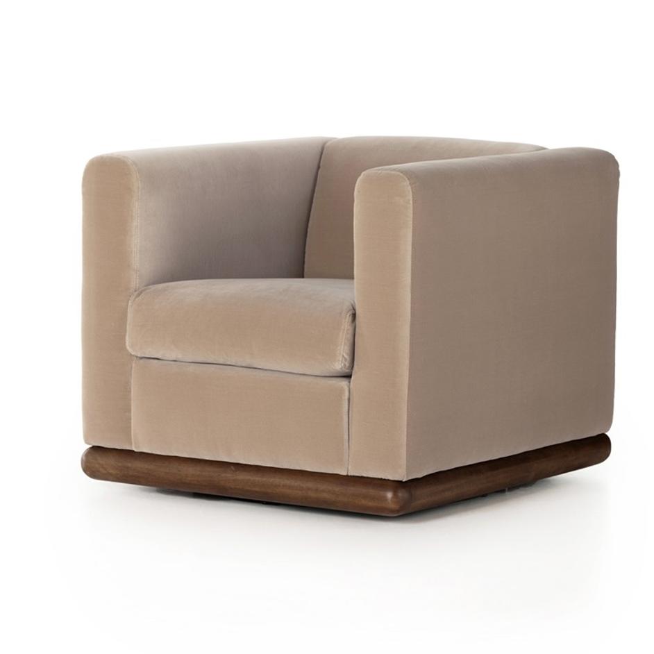 Elizabeth Swivel Chair - Surrey Taupe by Four Hands