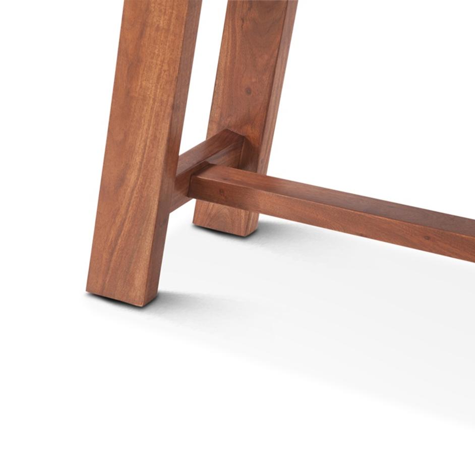 Savannah 60" Counter Bench, Cinnamon Brown by Home Trends & Design