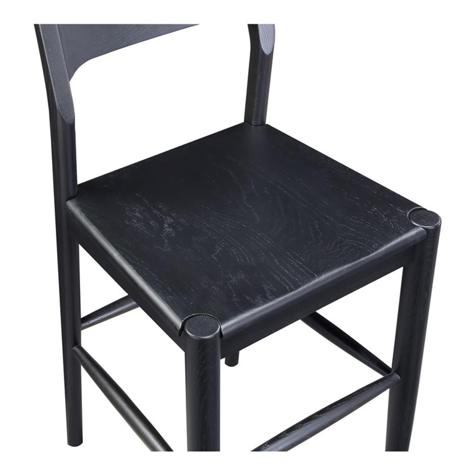 OWING BARSTOOL BLACK by Moes Home
