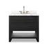 Anthem Single Vanity - Black Wash Oak Veneer by Four Hands