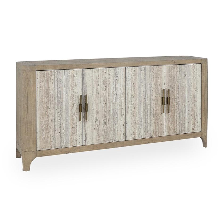 Alpine Reclaimed Pine 4Dr Cabinet Natural by Classic Home
