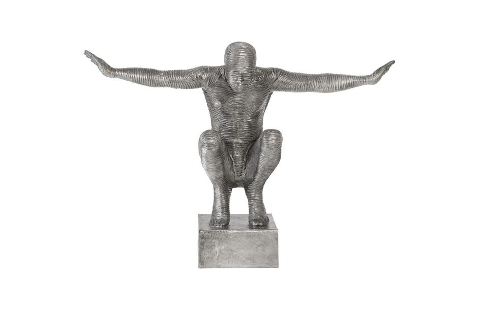 Outstretched Arms Sculpture, Aluminum, Large by PHILLIPS COLLECTION