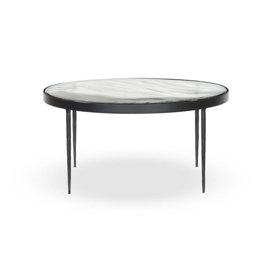 Yoko Nesting Table - Clear Cast Glass by Four Hands