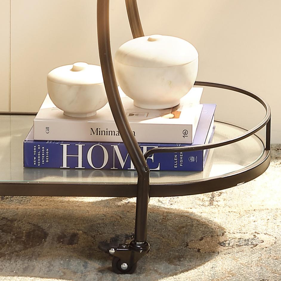  Bennett Marble Medium Storage Bowl w/ Lid by Jamie Young