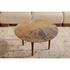 Lark Coffee Table Orange Fantasy Marble by Moes Home