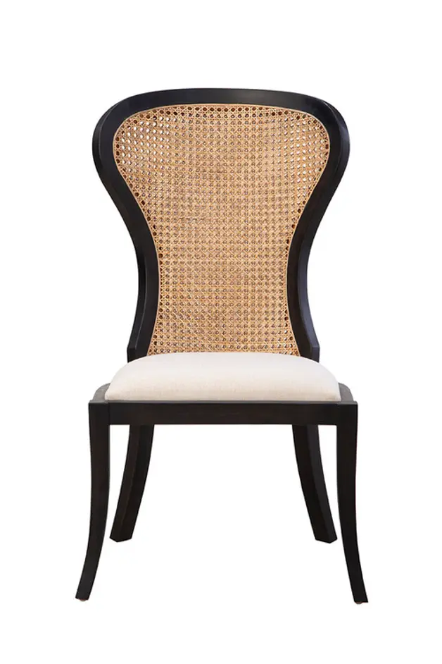 Black Adrina Side Chair by Furniture Classics