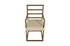 Ladder Dining Chair, Natural/Brass Finish  by PHILLIPS COLLECTION