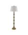 Bourgeon Floor Lamp In Natural & Gold by Currey & Company