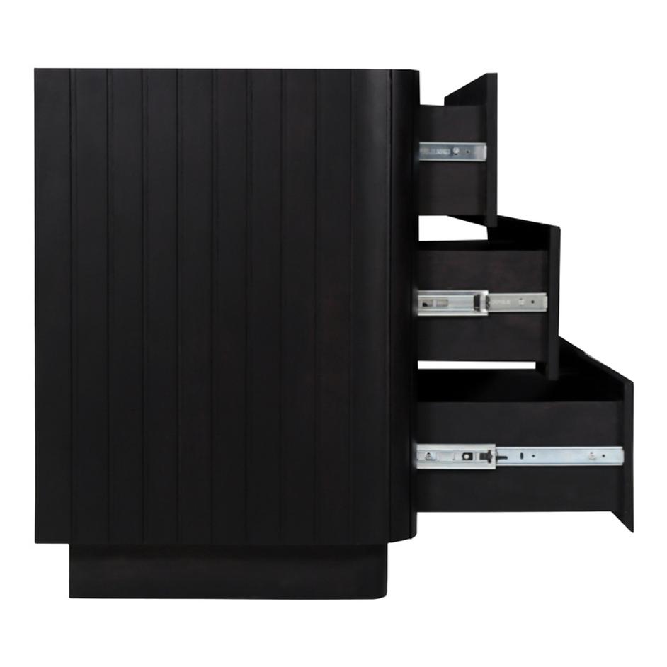 Povera 6 Drawer Dresser Black by Moes Home