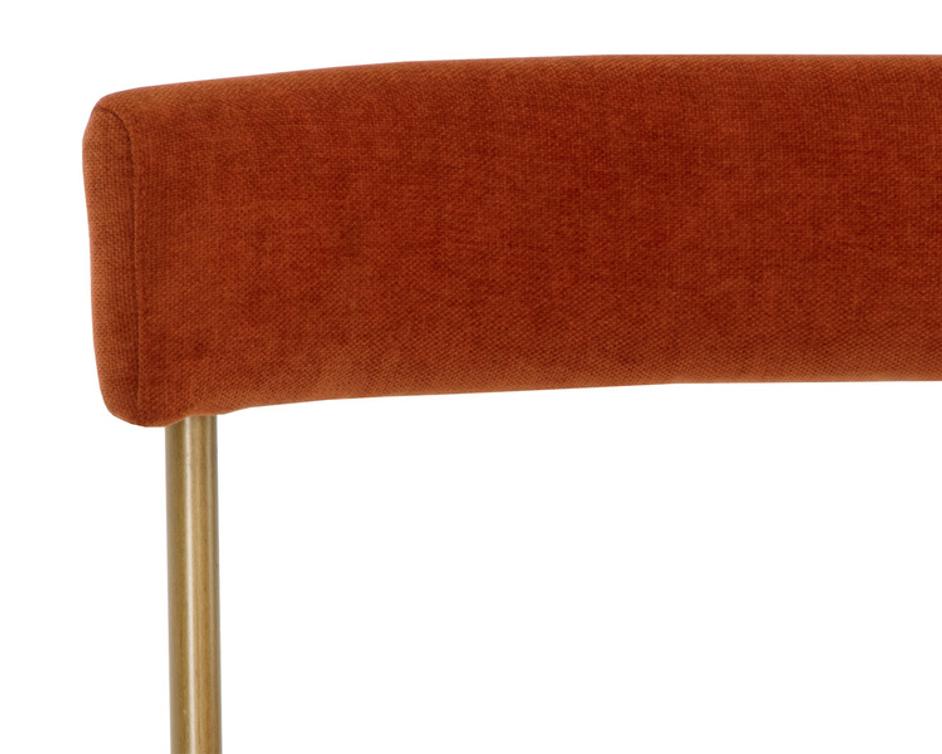 SENECA DINING CHAIR - ANTIQUE BRASS - DANNY RUST by Sunpan